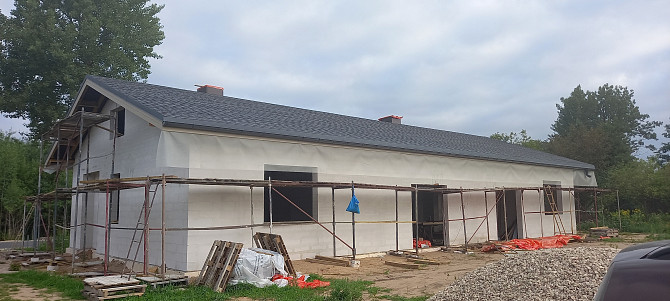 Mūrējam vienstāvu un divstāvu mājas no Aeroc (gāzbetona) blokiem. Veicam ārsienu un starpsienu... Ropaži - foto 10