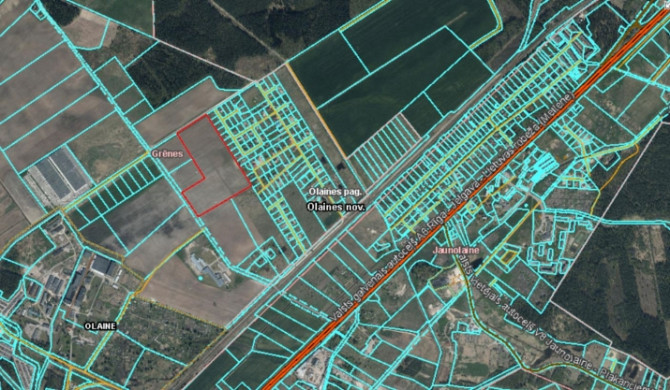 Предлагаем 1,8381 га земли под частную застройку в деревне Олайнского района - Олайне - изображение 8