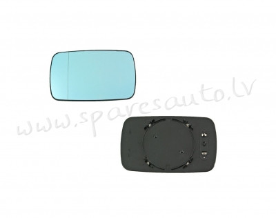 SBMM1003AL - OEM: 51168119724' EDA PARTS, heated, Blue glass, ASPHERICAL, big L - Spoguļa Stikls Ar  Рига - изображение 1