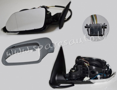 VSDM1004EL - OEM: 1Z1857507F01C' EDA PARTS, electric, heated, chromed glass, ASPHERICAL, 6 wires, wi Рига - изображение 1