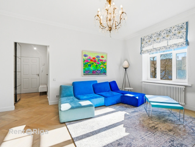 4-istabu Dzīvoklis, kas apvieno mieru ar pilsētas dinamiku.  Stabu ielā 54a, iekšpagalma ēkā, Rīga - foto 3