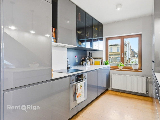 Сдаётся элегантная и уютная 3-комнатная квартира в изысканном здании в стиле Рига - изображение 9