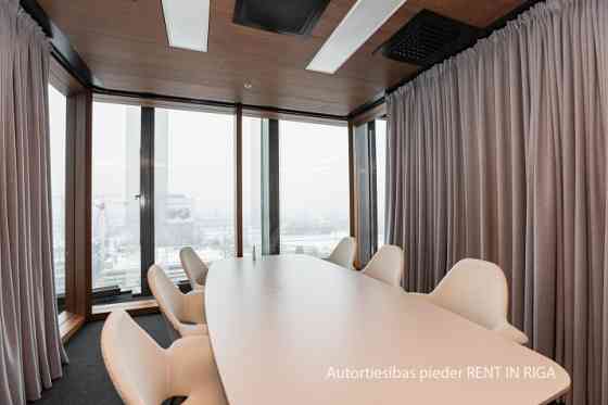Furnished office on the 13th floor of Zunda Towers.  Sophisticated work environment for business-sca Rīga