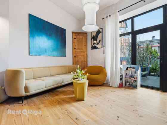 Трёхуровневая квартира в престижном проекте Gypsum Factory  Кипсала, на берегу Даугавы Rīga