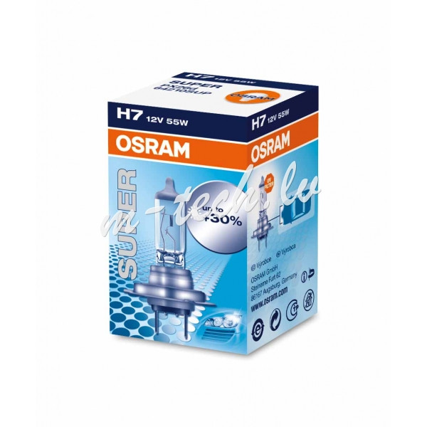 OSUP7 - Halogen OSRAM SUPER 64210SUP PX26d 55W 12V H7 Rīga - foto 1