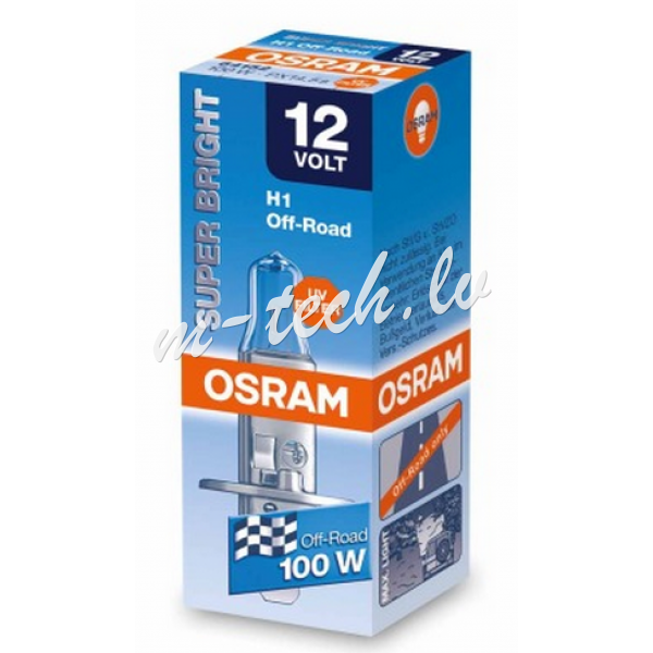 O64152SB - Halogen OSRAM SUPER BRIGHT H1 PX14.5s 12V 100W Rīga - foto 1