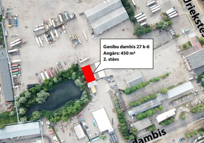 Iznomājam angāru - tīru un plašu angāra tipa noliktavas telpu ar kopējo platību 450 m. Rīga - foto 9