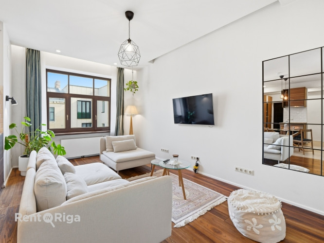 Fantastisks 2 istabu dzīvoklis ar kvalitatīvu apdari Rīgas centrā, klusuma un miera Rīga - foto 7