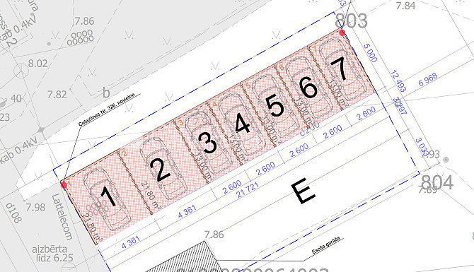 Место для машины, въезд на территорию предъявляя пропуск, стоянка на территории Рига - изображение 1