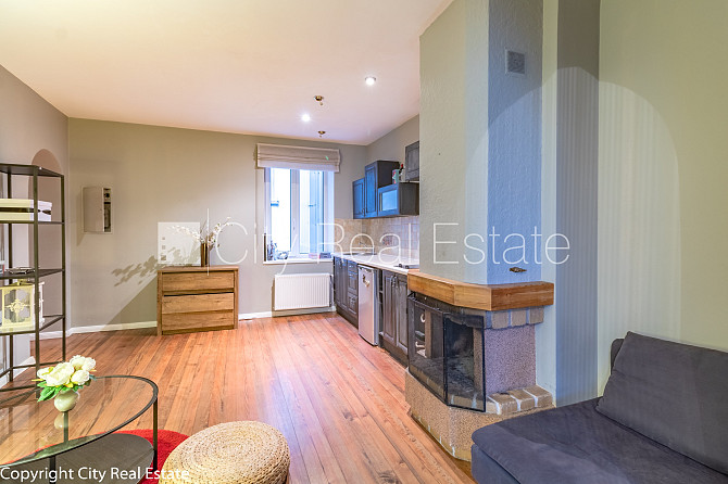 Fasādes māja, ieeja no ielas, logi vērsti mājas abās pusēs, studio tipa, virtuve apvienota ar Rīga - foto 8