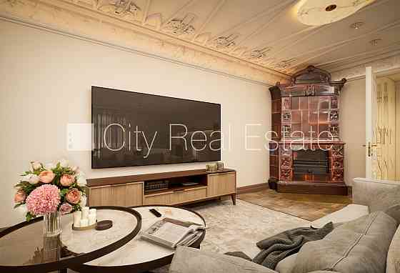 Проект - Kalpaka Residence, фасадный дом, реновированный дом, закрытый двор, объект Rīga