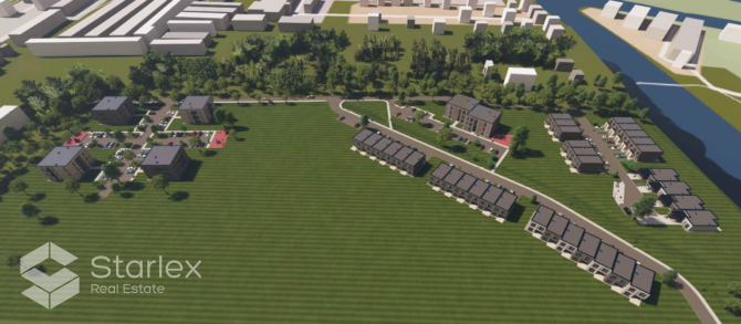 Pārdod zemes gabalu ar platību 4112 m2 Rīgā, Šampēterī. Zemes gabals lielākoties ir Rīgas rajons - foto 4