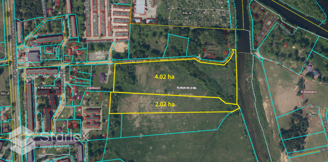 Pārdod zemes gabalu ar platību 4112 m2 Rīgā, Šampēterī. Zemes gabals lielākoties ir Rīgas rajons - foto 13