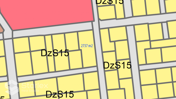 Pārdod zemes gabalu ar platību 2737 m2 Rūpniecības ielā 8, Kauguros. Centrāla atrašanās vieta Kaugur Jūrmala