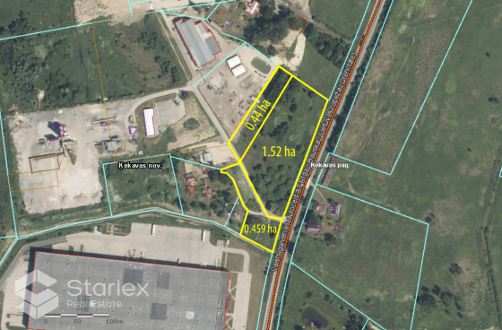 Pārdod zemes gabalu ar kopējo platību 24190 m2 Ķekavas pagastā, pirmajā līnijā no autoceļa A7. Zemes Ķekavas pagasts