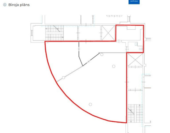 Nomai tiek piedāvāts gaišs birojs mūsdienīgajā B+ klases biroju ēkā Rīgā, Ulbrokas ielā 23, Purvciem Рига - изображение 14