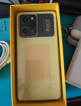 Poco X5 Pro 5G Telefons labā stāvoklī, strādā ātri un bez aizķeršanās. Lieliski piemērots gan... Лиепая - изображение 3