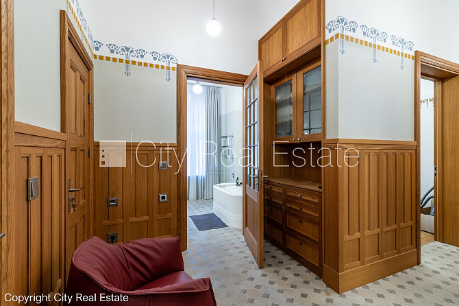 Рядный дом, благоустроенная озеленённая территория, закрытая территория, место Рига - изображение 17