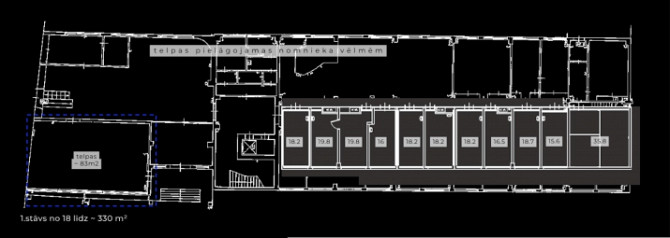 Piedāvājumā kvalitatīvas, tikko izremontētas tirdzniecības un pakalpojumu telpas modernā Rīga - foto 3