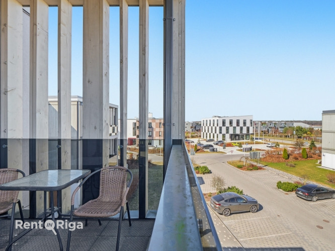 Īlgtermiņā tiek izīrēts 2 istabu dzīvoklis  jaunā projektā Saliena.  Plānojums: Studio Rīgas rajons - foto 8