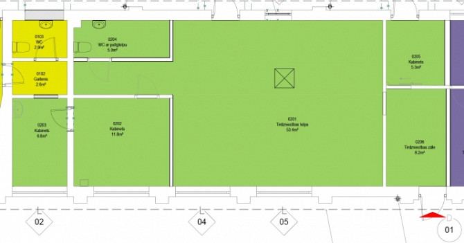 Iznomā komerctelpas 1. stāvā fasādes ēkā Juglā.  Piedāvājumā komerctelpas pirmajā Rīga - foto 2