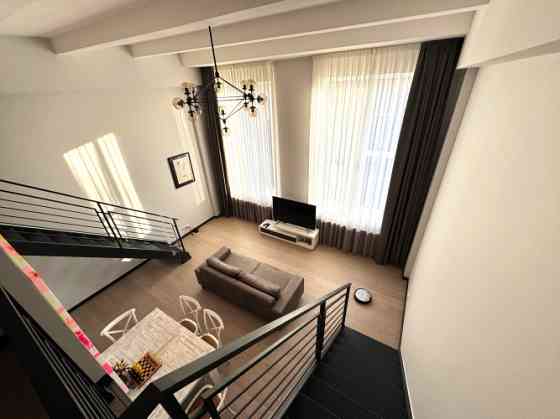 Квартира в стиле лофт в жилом комплексе "Kalnciema Quarter Residence", Агенскалнс  Планировка: Рига