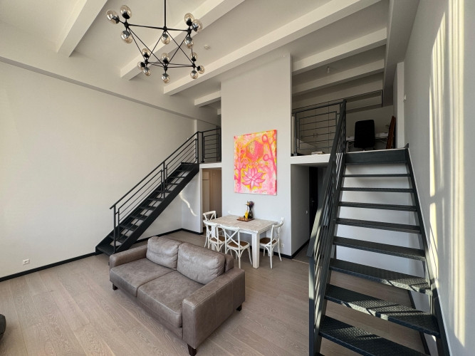 Квартира в стиле лофт в жилом комплексе "Kalnciema Quarter Residence", Агенскалнс  Планировка: Рига - изображение 1