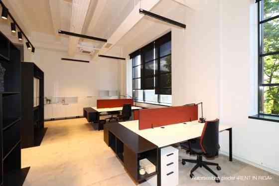 A unique designer office in an urban setting  large windows, spacious terraces, and a convenient loc Рига