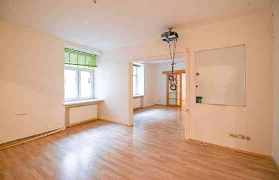 Office in a renovated building in the city center.  There are three large rooms of approximately 20  Rīga