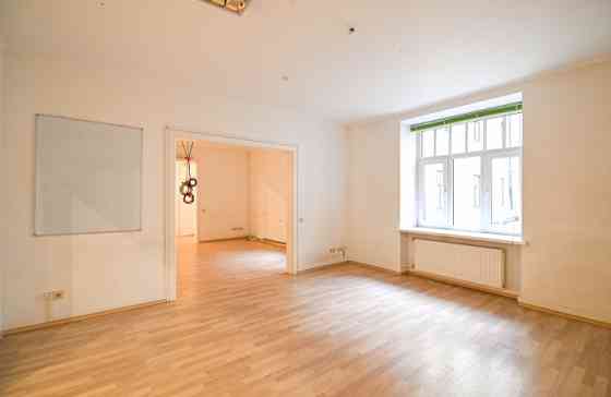 Office in a renovated building in the city center.  There are three large rooms of approximately 20  Rīga