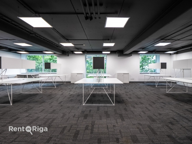 Furnished open-plan office in a newly built office building in the Quiet Centre.  The space features Рига - изображение 1