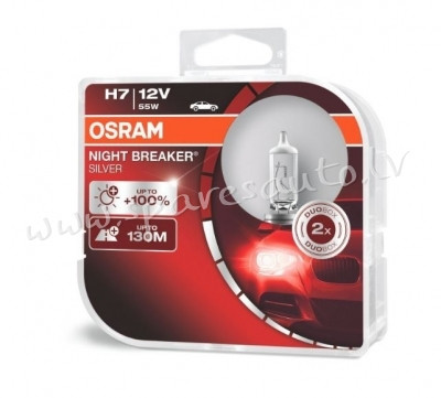 O64210NBS-HCB - H7 OSRAM DUO BOX H7 OSRAM NIGHT BREAKER SILVER - Spuldzite Osram Komplekts - UNSORTE Rīga - foto 1