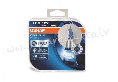 OCBIH16-DUO - H16 OSRAM COOL BLUE Intense H16 12V 19W DUO - Spuldzite Osram Komplekts - UNSORTED HAL Рига - изображение 1