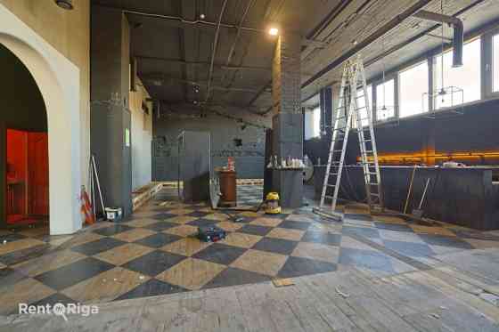Premises suitable for a club or office with a terrace.  Previously, the Soda club was located in the Rīga