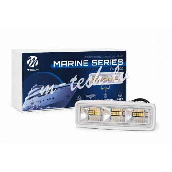WLM102 - M-TECH Work Light Marine 36W 36x1W LED 6.0" 12/24V IP68 Flood Rīga
