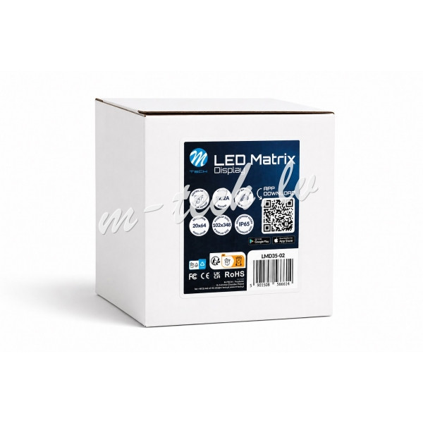 LMD35-02 - LED Matrix Display 20x64(102x348mm) SET Rīga - foto 1