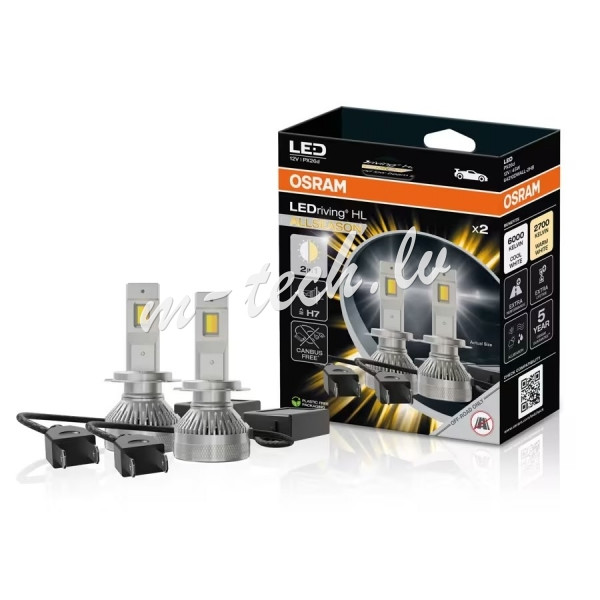O64210DWALL-2HB - Osram LEDriving® HL ALL SEASON 2HB 12V 45W PX26D ≜ H7 Rīga - foto 1