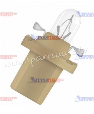 99ZP144A - 1,5W 10PC., 12V,1,5W,beige cap,Bx8.4d, OSRAM - Spuldzite - UNSORTED HALOGĒNA SPULDZES Rīga - foto 1