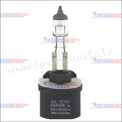 99ZS168A - H27W/1 12V,27W,PG13, OSRAM, 880 - Spuldzite - UNSORTED HALOGĒNA SPULDZES Рига - изображение 1