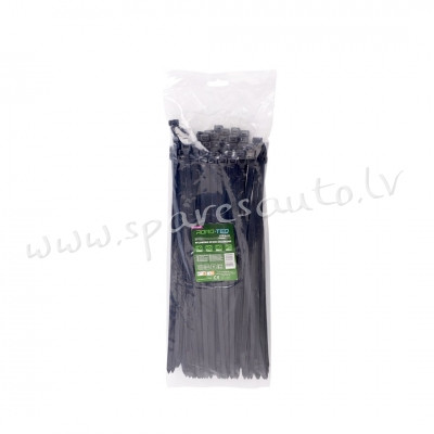 CTB-8X350 - Savilcēji, kabeļu skavas ROAD-TEQ Nylon Cable Ties. size: 7.6x350mm. 100 pcs. black. - K Рига - изображение 1