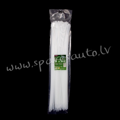 CTW-5X500 - Savilcēji, kabeļu skavas ROAD-TEQ Nylon Cable Ties. size: 4.8x500mm. 100 pcs. white. - K Рига - изображение 1
