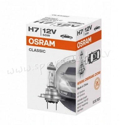 O64210CLC - H7 OSRAM BULB 12V - H7 – 55W 64210CLC - Spuldzite - UNSORTED HALOGĒNA SPULDZES Rīga - foto 1