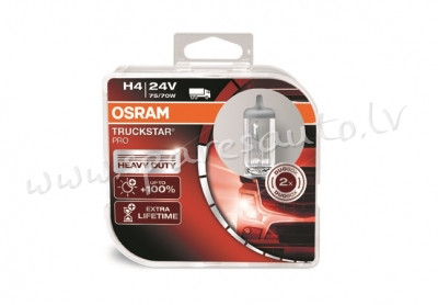OTSP4-DUO - H4 OSRAM TRUCKSTAR H4 24V - Spuldzite Osram Komplekts - UNSORTED HALOGĒNA SPULDZES Rīga - foto 1