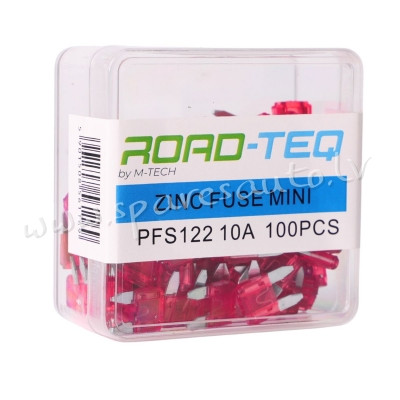 PFS122 - ZINC FUSE MINI. BOX PACKING 10A 100pcs/box - Drošinātāju Komplekts - UNSORTED AUTO PIEDERUM Rīga - foto 1