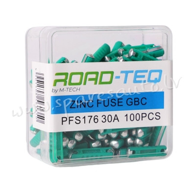 PFS176 - ZINC FUSE GBC. BOX PACKING 30A 100pcs/box - Drošinātāju Komplekts - UNSORTED AUTO PIEDERUMI Rīga - foto 1