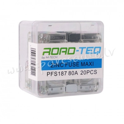 PFS187 - ZINC FUSE MAXI. BOX PACKING 80A 20pcs/box - Drošinātāju Komplekts - UNSORTED AUTO PIEDERUMI Rīga - foto 1