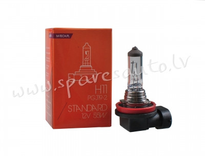 PTZ8 - H11 Powertec Standard H11 12V - Spuldzite - UNSORTED HALOGĒNA SPULDZES Rīga - foto 1