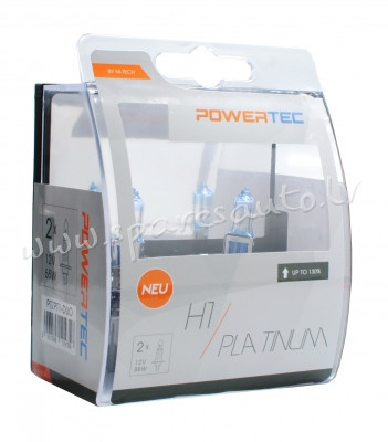 PTZPT1-DUO - H1 POWERTEC Platinum +130% H1 12V DUO - Spuldzite Powertec Komplekts - UNSORTED HALOGĒN Rīga - foto 1