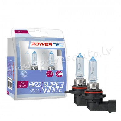 PTZSWHIR2-DUO - HIR2 POWERTEC SuperWhite HIR2 12V DUO - Spuldzite Powertec Komplekts - UNSORTED HALO Rīga - foto 1
