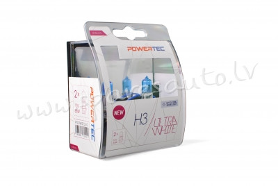 PTZUW3-DUO - H3 POWERTEC UltraWhite H3 12V DUO - Spuldzite Powertec Komplekts - UNSORTED HALOGĒNA SP Rīga - foto 1